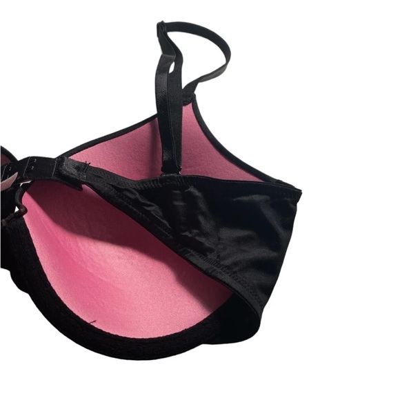 Victoria's Secret PINK Wear Everywhere Pushup Bra Size 34C Black - Picture 10 of 12